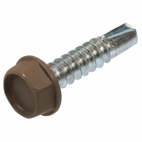 10-16 X 5/8 U/S HWH SDS ZINC PT.MOCHA LATTICE